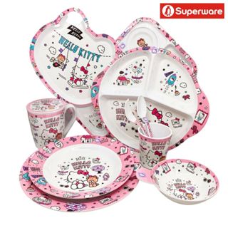 คิตตี้ ดรีม จานข้าว ช้อนส้อม แก้วน้ำ เมลามีน Sanrio Kitty ศร…