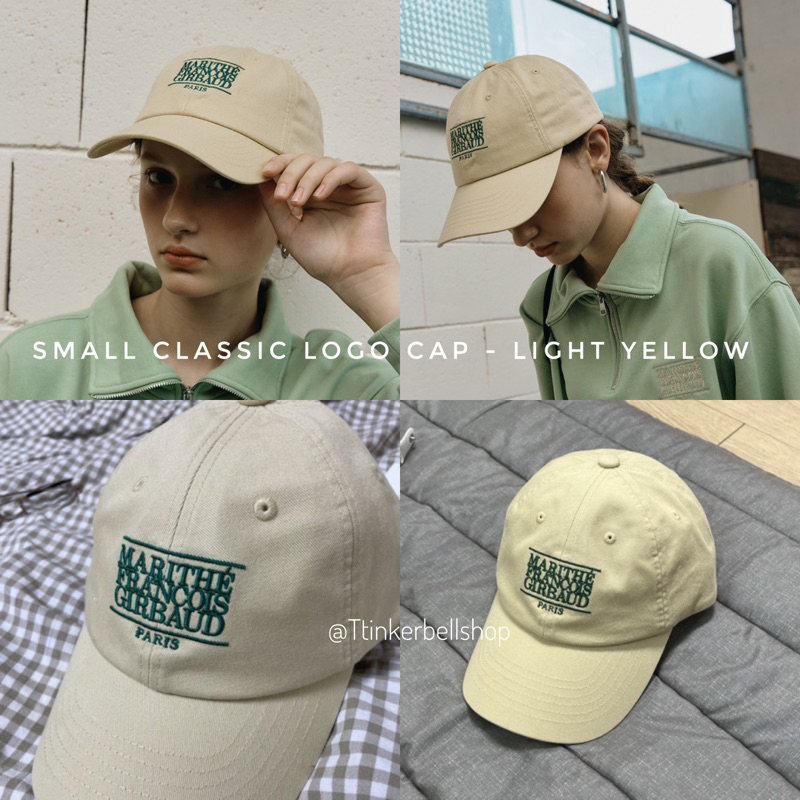 (พร้อมส่ง) marithe francois girbaud - small classic logo cap หมวกเกาหลี