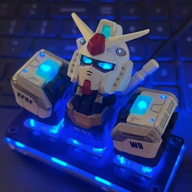 คีย์แคปกันดั้ม Freedom Gundam keycap 3D  สวยๆ