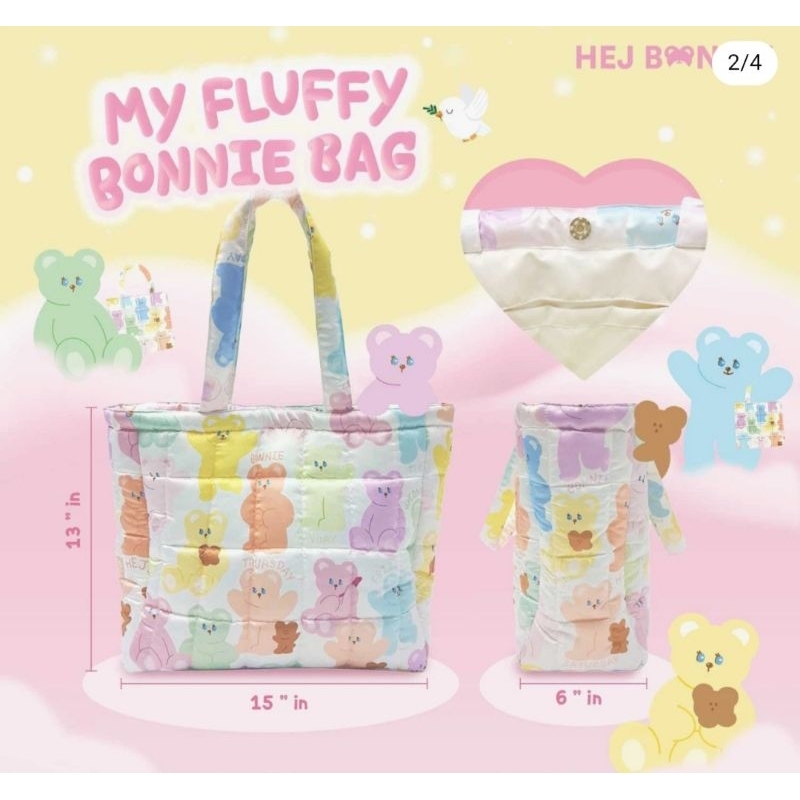 พร้อมส่ง​My Fluffy Bonnie Bag#hej bonnie