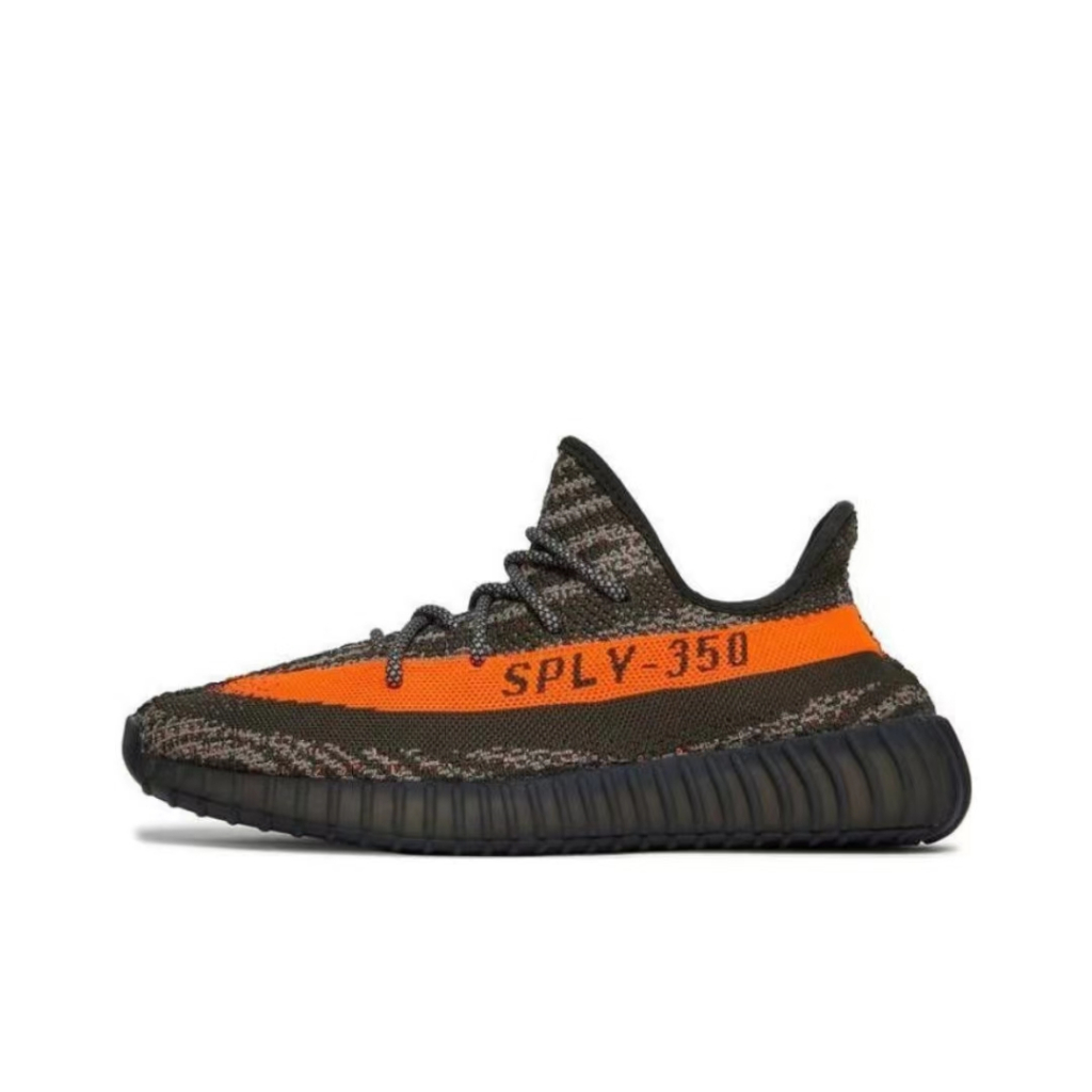 Adidas Originals Yeezy Boost 350V2 Grey Orange 3.0 "Carbon Beluga" Anti slip Durable low top sports casual shoes for bot