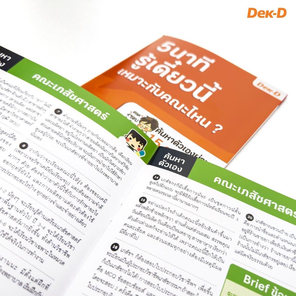 คู่มือ TCAS / ค้นหาคณะที่เหมาะกับเรา / หนังสือแนะแนวการศึกษา TCAS / คู่มือ ลุยสอบหมอ กสพท