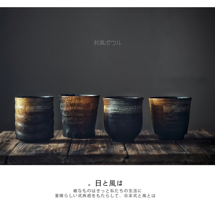 【Premium Japanese】ถ้วยเซรามิค ถ้วยชา สไตล์ญี่ปุ่น เนื้อพรีเมี่ยม - รูปที่ 5