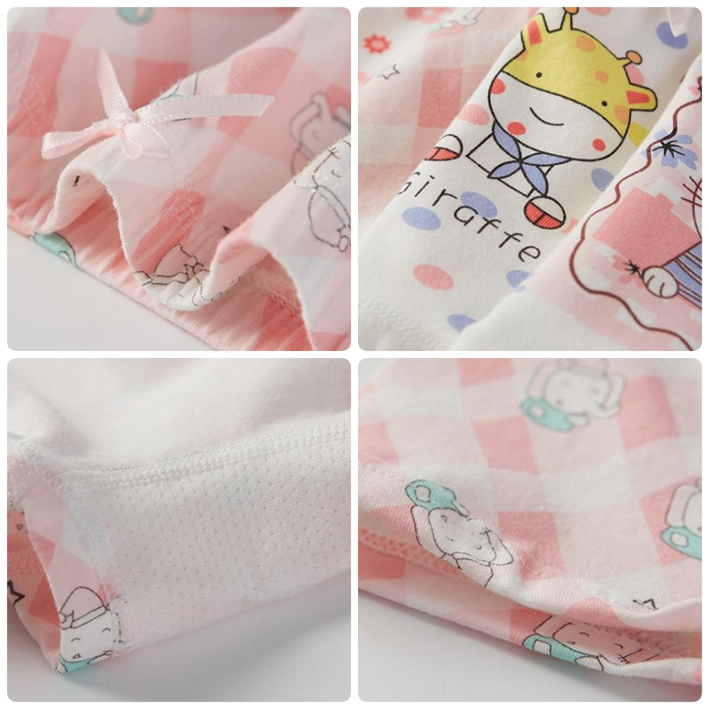 Simply Baby กางเกงในเด็กผู้หญิง แพ็ค 4 ชิ้น ผ้าพรีเมี่ยมคอตตอน นุ่มสบาย B64 รูปที่ 3