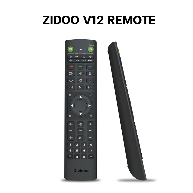 Remote control V12 for ZIDOO MEDIA PLAYER แบบ IR remote +  Bluetooth