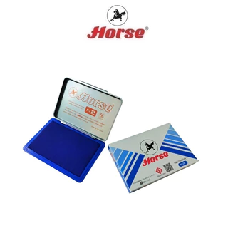 HORSE ตราม้า แท่นประทับ (เบอร์ 2) 7X11ซม. - หลากสี จำนวน 1 อัน