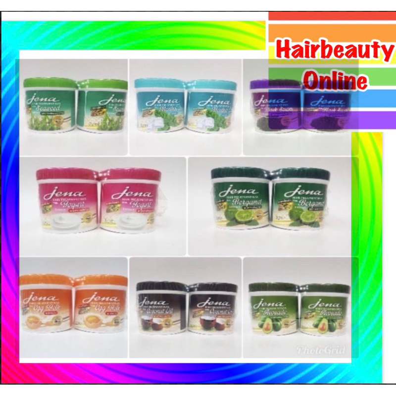 แพ็คคู่500+500มล จีน่า J-forth Jena Hair Treatment Wax ทรีทเม้นท์ แว็กเงา