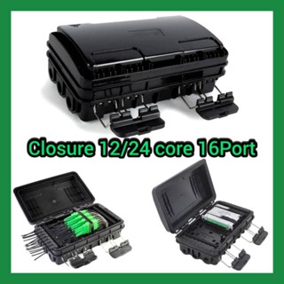 Closure 12/24 Core 16 Port กล่องกระจายไฟเบอร์ และ สาย splitt…