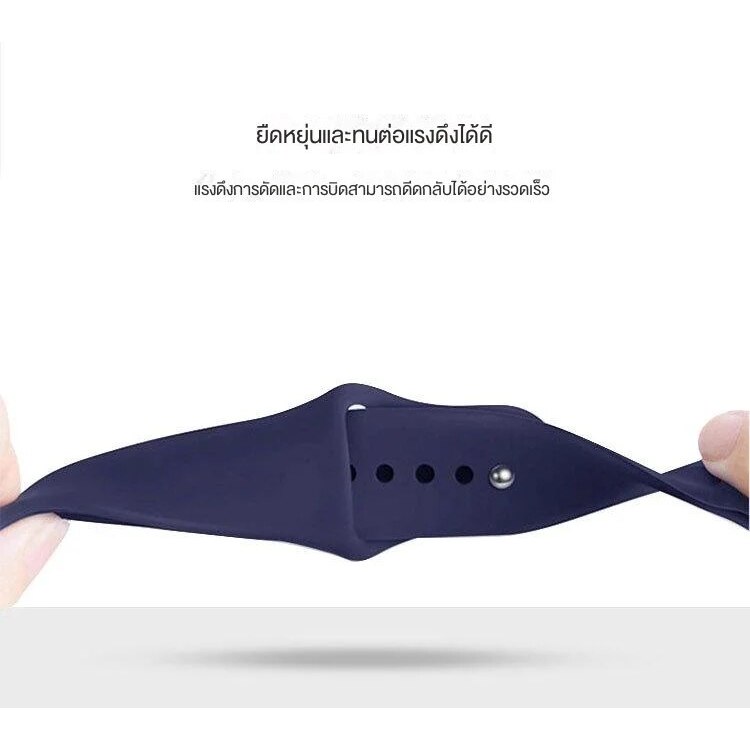 สายนาฬิกาGarmin forerunner165 55 245 645 255 158 245M645M S40 Venu2Venu2plus 3ซิลิโคนสีเรียบ20mm22mm - รูปที่ 4