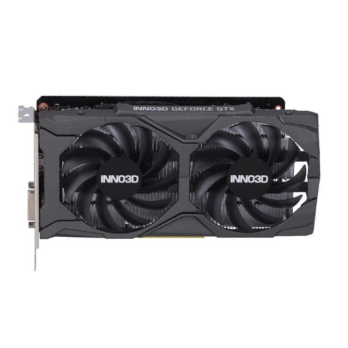 VGA (การ์ดแสดงผล) INNO3D GEFORCE GTX 1650 GDDR6 TWIN X2 OC V2 - 4GB GDDR6 (N16502-04D6X-1720VA30)
