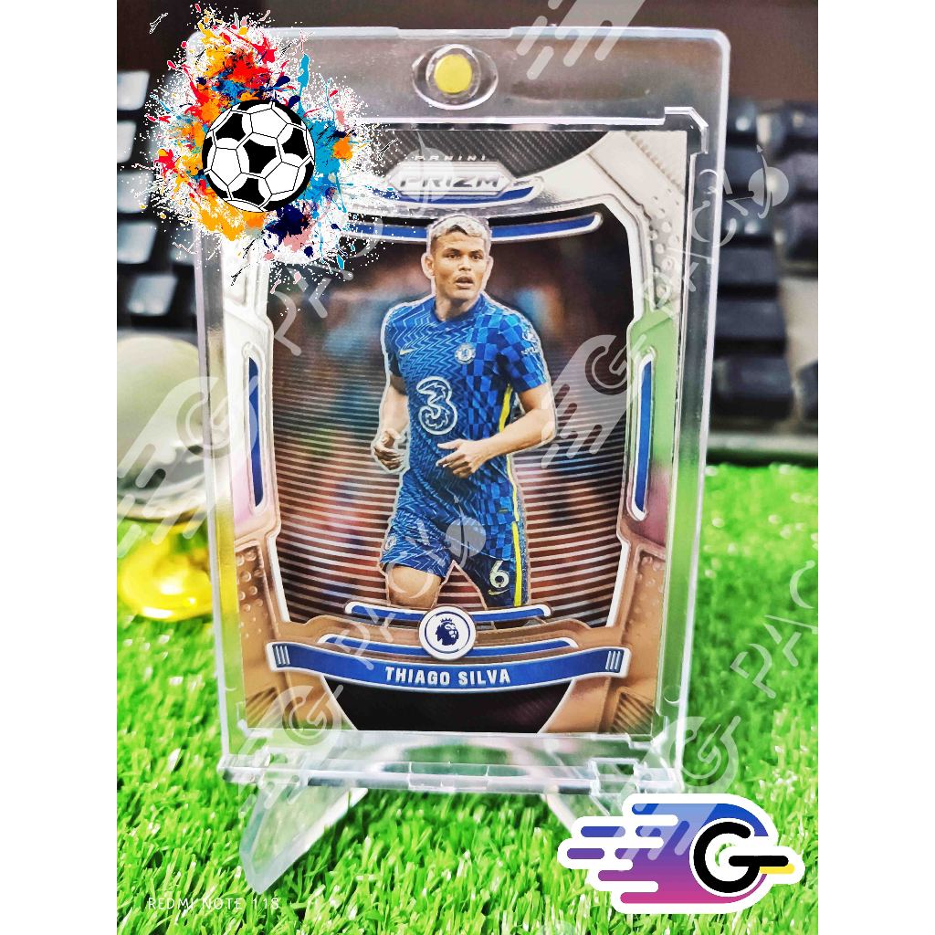 การ์ดนักฟุตบอล 2021-22 Panini Prizm Premier League  chelsea thiago silva