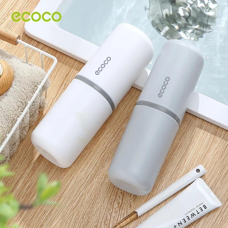 [พร้อมส่ง]ECOCO กล่องใส่แปรงสีฟัน แบบพกพา วัสดุที่ปลอดภัย ที่ใส่แปรงสีฟันพกพา มี 4 สี