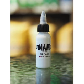 หมึกสัก DYNAMIC INK WD1 สีขาว แบ่งขาย 10ml. / 15 ml. 30ml.แท้100% [พร้อมส่งจาก กทม.]