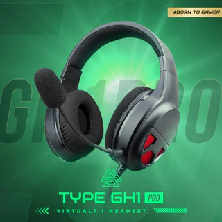 EGA TYPE-GH1 PRO หูฟังเกมมิ่ง 7.1 VIRTUAL SURROUND SOUND และไฟ LED เชื่อมต่อ USB 2.0 [รับประกัน2ปี]