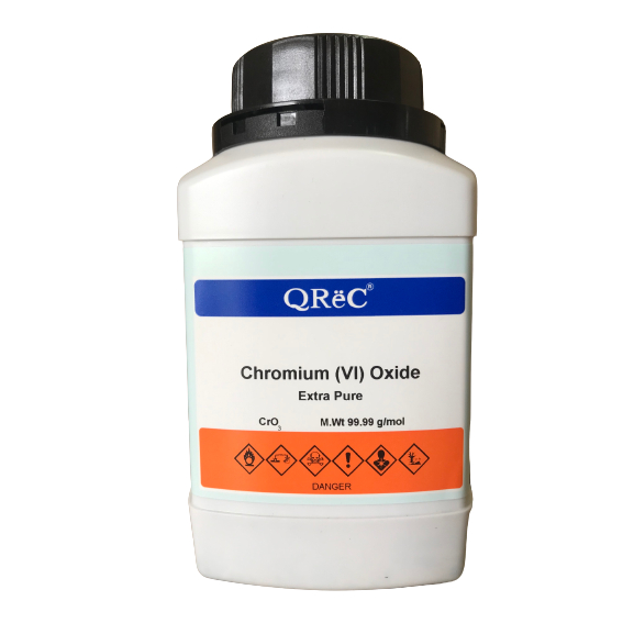 QReC / Chromium (VI) Oxide(Chromic Trioxide) CrO3, Extra Pure / 500 g. / โครเมียมไตรออกไซด์ (C6002-3-0500)