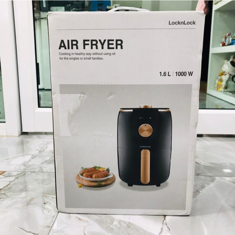 LocknLock หม้อทอดไร้น้ำมันขนาดเล็ก Air Fryer ความจุ 1.6 L. รุ่น EJF211