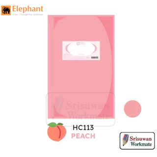 สมุดปกแข็ง 5/100 HC สีพาสเทล ตราช้าง Elephant ปกแข็ง เคลือบกันน้ำ สมุดบัญชี มุมมัน สมุดมุมมัน สมุดบันทึก