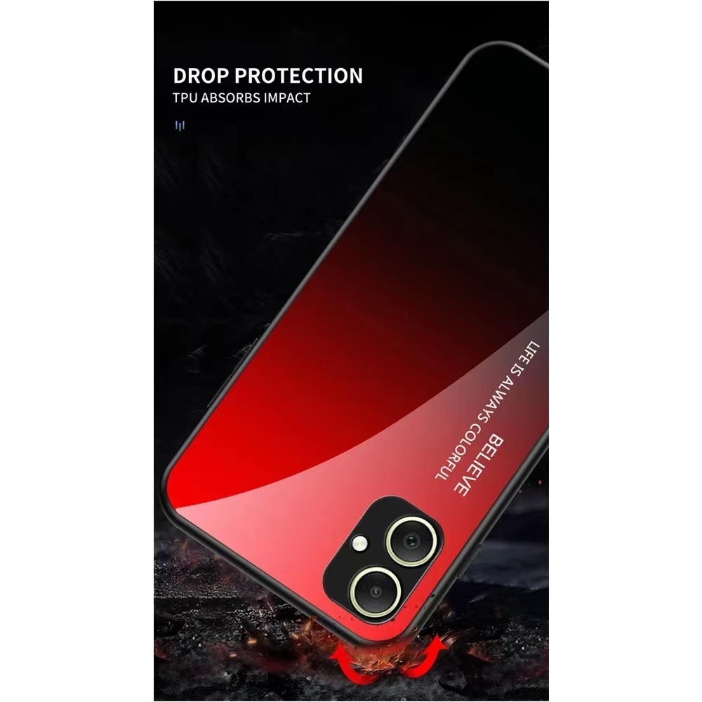 เคสกระจกทูโทน Samsung A05 ใช้สำหรับ Samsung A05 5G รูปที่ 8