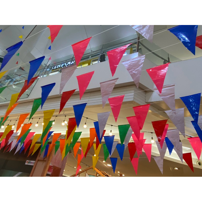 🔥พร้อมส่ง🔥 ธงราว7สี ยาว 7เมตร-15เมตร-20 เมตร - รูปที่ 3