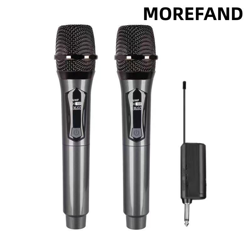 ไมโครโฟนไร้สาย ไมค์ลอย ชุดรับ-ส่งไมโครโฟนไร้สาย ไมค์คู่แบบมือถือ ไมค์ลอยแบบพกพา ไมค์ลอยเสียงดี - รูปที่ 7