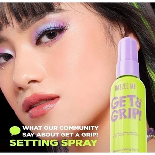 Dazzle Me Get a Grip! Makeup Setting Spray 60ml สเปรย์ล็อคเมคอัพ จากแดซเซิล มี มอบความสดชื่นให้ผิวหน้าสดใสตลอดวัน
