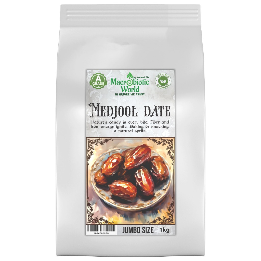 Organic/Bio Dried Medjool Dates | อินทผลัม เมดจูล ตากแห้ง 1kg