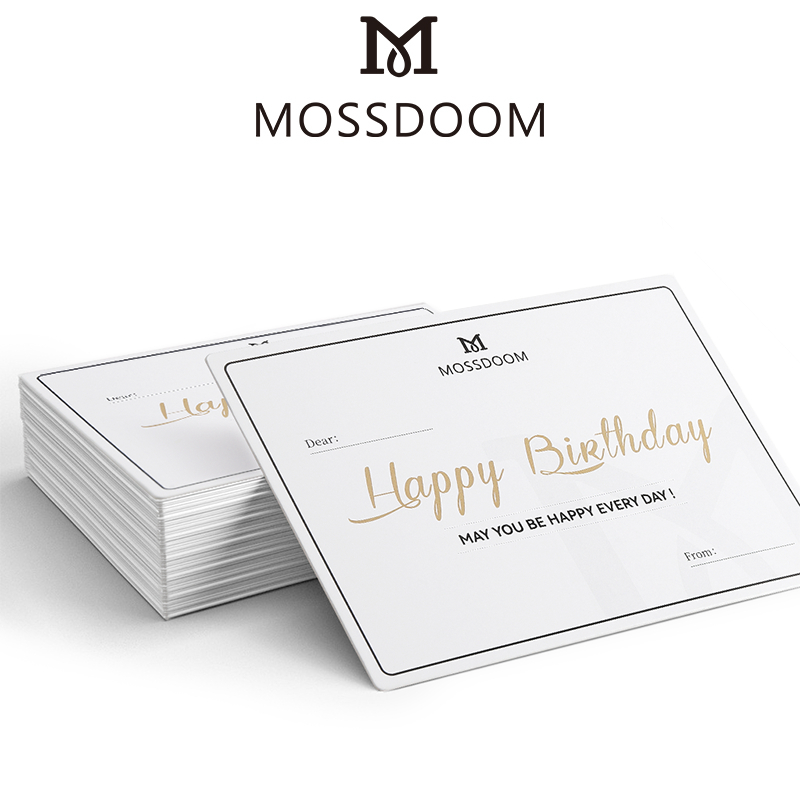 MOSSDOOM บัตรของขวัญพิเศษ/การ์ดวันเกิด/การ์ดแสดงความยินดี