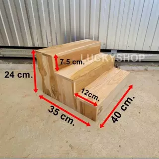 ชั้นวางต้นไม้ ชั้นวางของแบบขั้นบันไดแบบข้างทึบ3ชั้น4ชั้น