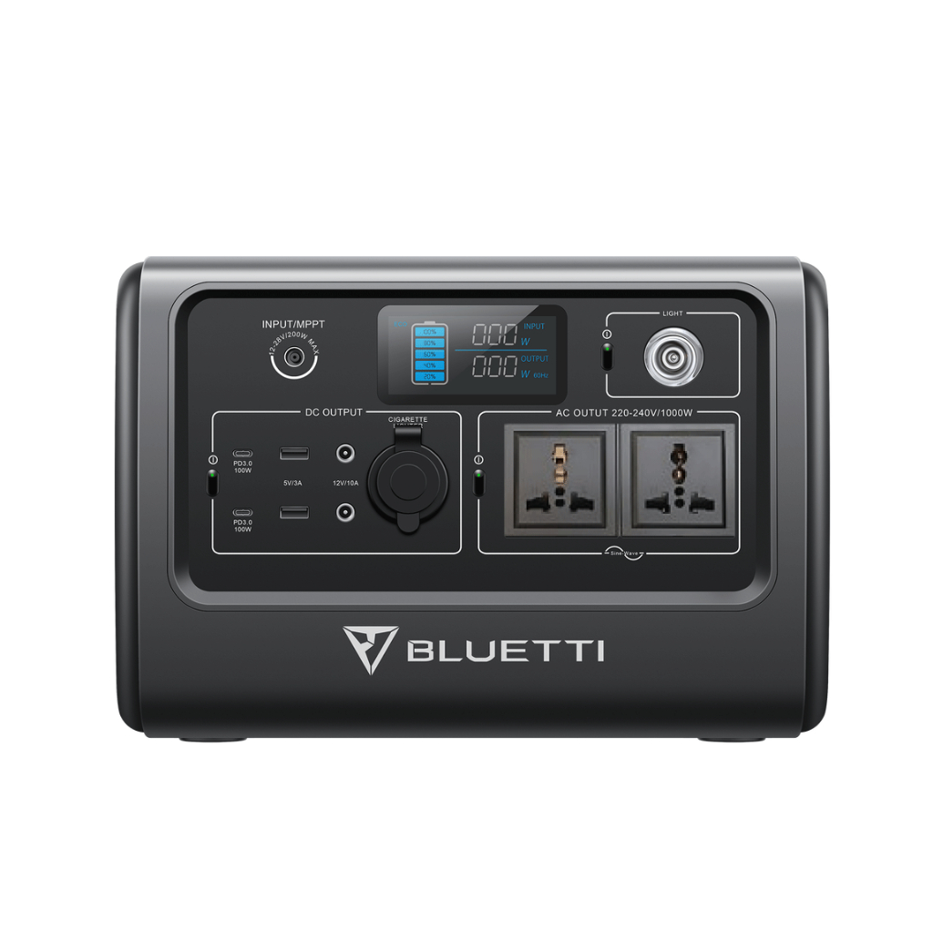 BLUETTI EB70 Portable Power Station | 1000W 716Wh แบตเอรี่สำรองพกพาไว้ใช้ยามฉุกเฉิน หรือแคมป์ปิ้ง