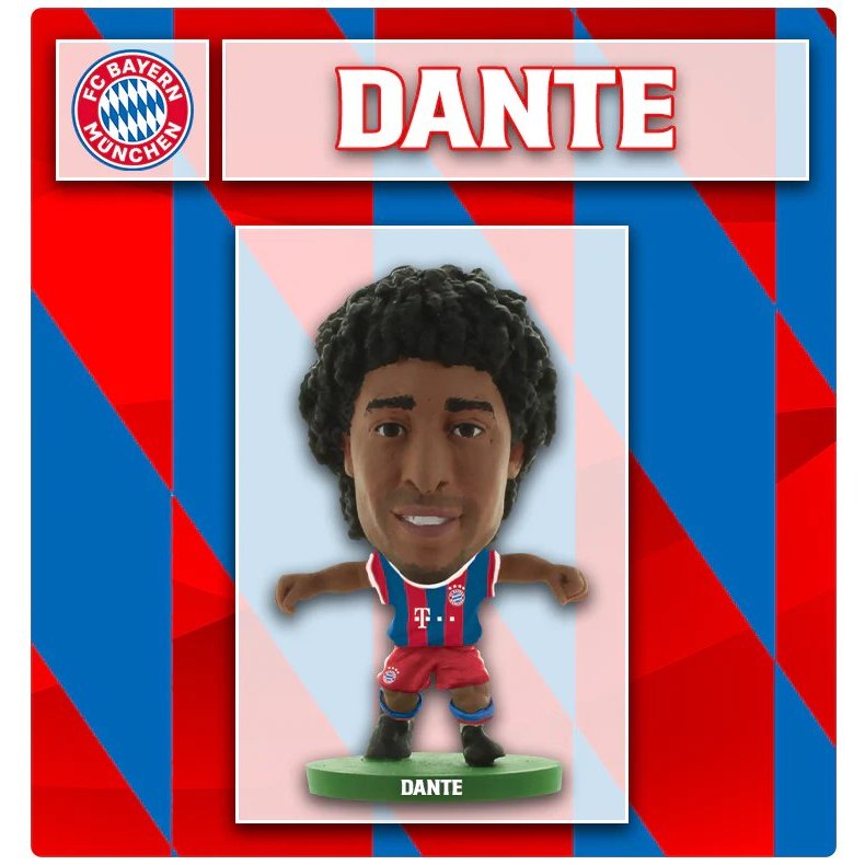 โมเดลนักฟุตบอล SoccerStarz ลิขสิทธิ์แท้จากสโมสร Bayern Munich - Dante