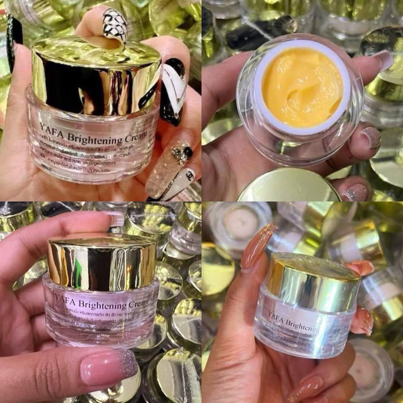ครีมญาฝ้า YAFA เบนซ์ จริยา YAFA Brightening Cream ของเเท้100% ญาฝ้าของแท้ พร้อมส่ง ของแท้