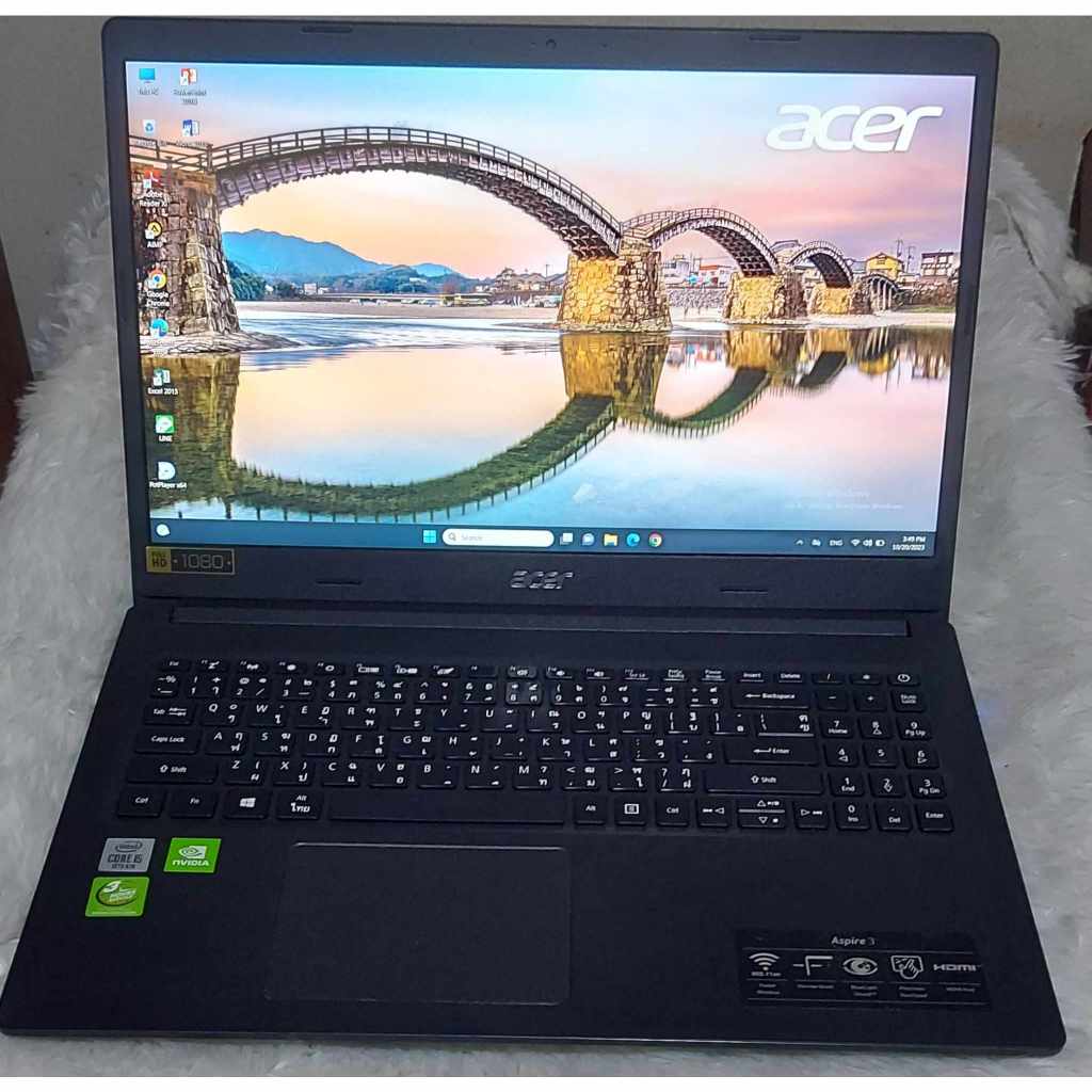 โน๊ตบุ๊คมือสอง  Core i5-1035G1   Acer Aspire 3 A315-57G-50TZ    สภาพดี    จอ 15.6 inch