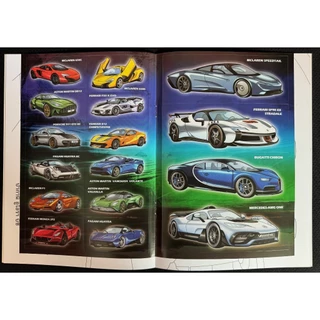 Aksara for kids หนังสือเด็ก สมุดภาพ ระบายสี สติกเกอร์ รถยนต์ ซูเปอร์คาร์ Super Cars