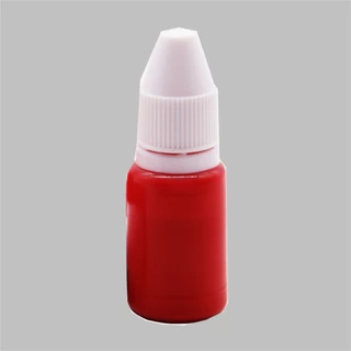 หมึกตรายางแฟลชสแตมป์ ขนาด 10 ml. มี 5 สี หมึกเข้มข้น ปั๊มผ้าได้ เป็น Oil Base ใช้เติมบริเวณหน้าตรายาง ใช้ได้นายหลายครั้ง