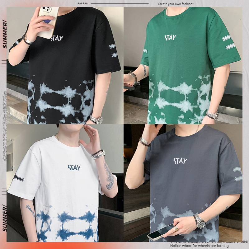 SUNDAY2020 เพร้อมส่ง🛍️เสื้อแขนสั้นผู้ชาย ลายมัดย้อม เท่ห์เก๋ไม่ซ้ำใคร ผ้าไม่หนาใส่สบายไม่ร้อนเลยแม่ มาตำด่วนน🚚