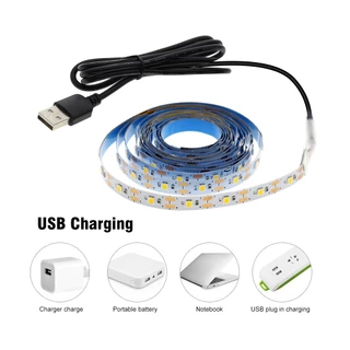 USB หลายสี ไฟเส้น LED 2835 5V นำไฟตกแต่ง ไฟปีใหม่ ไฟเส้นสายยาว ไฟติดห้อง ยืดหยุ่น เปลี่ยนฟรี มี 9 สี ให้เหลือก 5M/ 10M