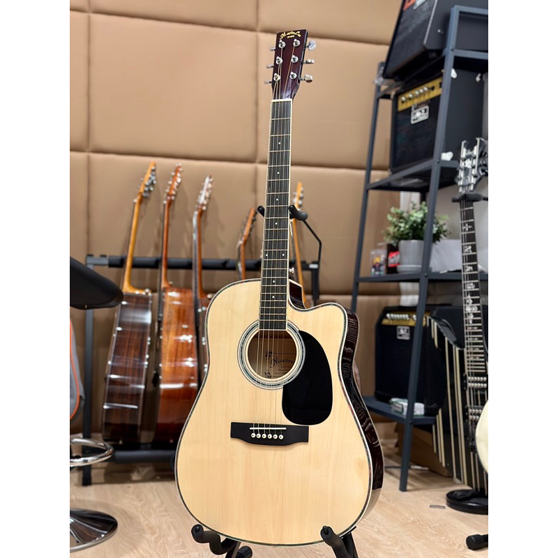 กีต้าร์โปร่ง Martinlee รุ่น MD-410C ขนาด 41นิ้ว งานดี เสียงดี คอเล็กเล่นง่าย เซ็ตอัพปรับทัชชิ่งฟรี