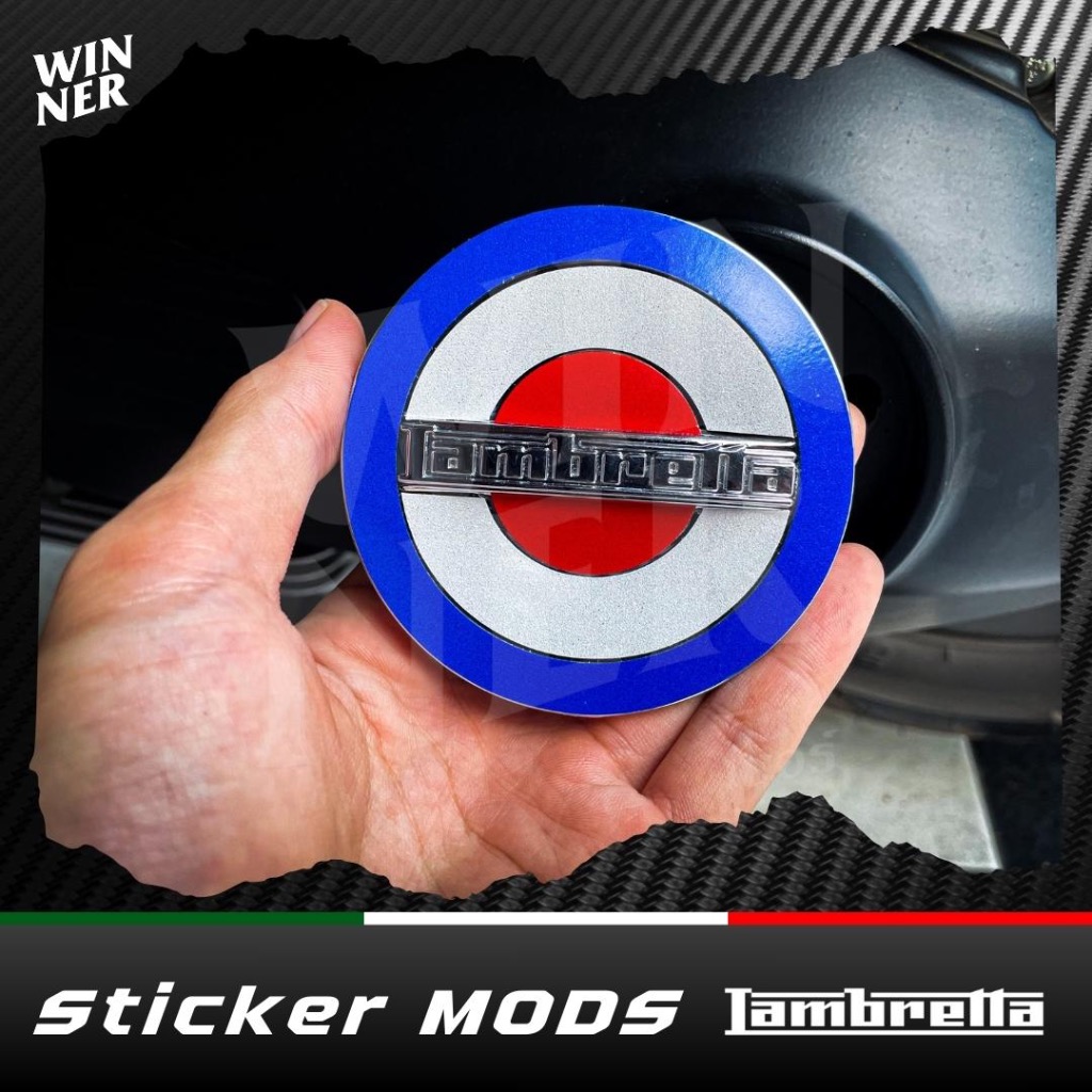 สติ๊กเกอร์ไดคัท Lambretta ลาย "MODS" 3M สะท้อนแสงกันความร้อน สำหรับ Lambretta X200,X300