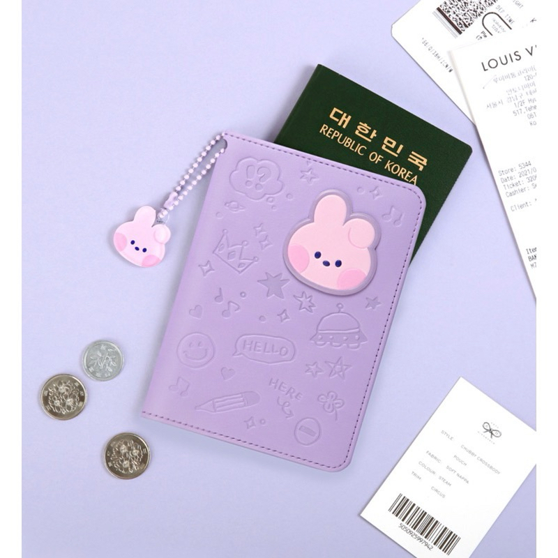 พร้อมส่ง เคส Passport Case BT21 RJ Cooky แท้ 💯%