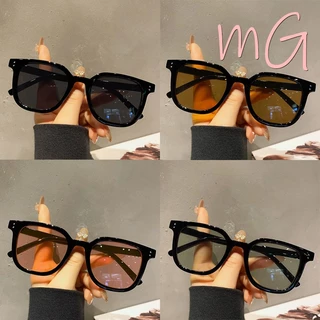 [ส่งจากกทม] My Girl แว่นตากันแดด สีน้ำตาล กรอบใหญ่ ความรู้สึกหรูหรา เครื่องประดับแฟชั่นกันแดด หน้าใหญ่ดูเรียวขึ้น Unisex