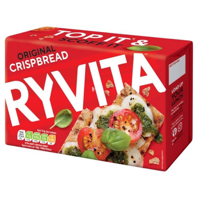 RYVITA CRISPBREAD 250g. ขนมปังกรอบ นำเข้า