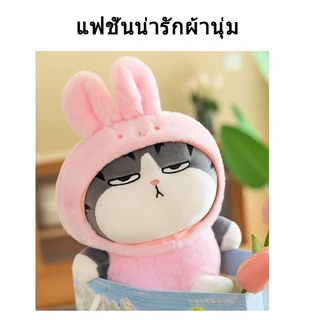🔥พร้อมส่ง🔥ตุ๊กตาแมว ตุ๊กตาแมวอ้วน ที่สามารถเปลี่ยนร่างได้ ตุ๊กตาตัวใหญ่ กบแมวตุ๊กตา นุ่ม และสบาย