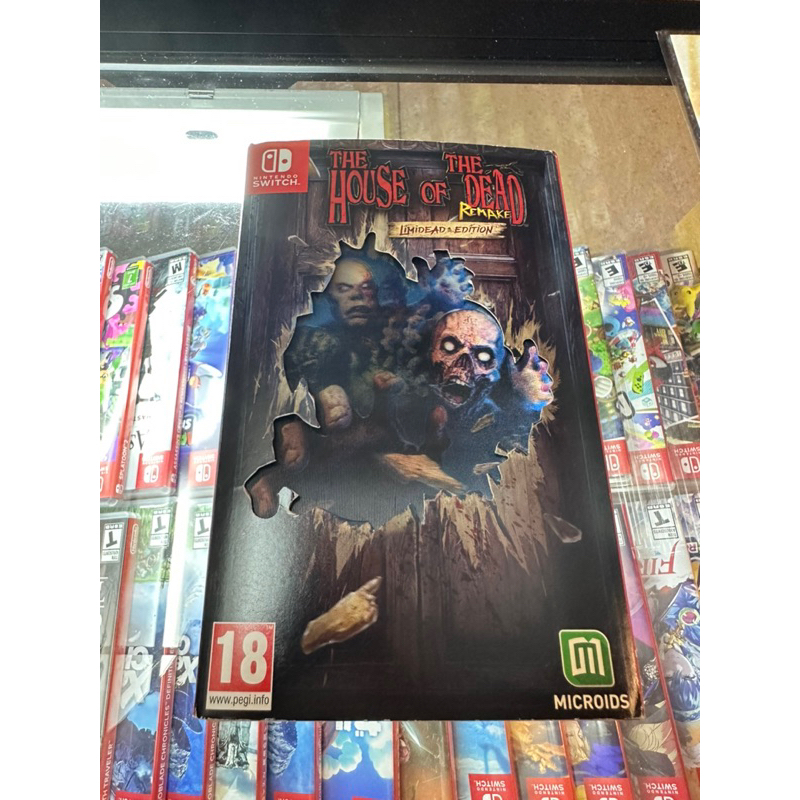 แผ่นสวิตช์มือสอง the house of the dead remake boxset