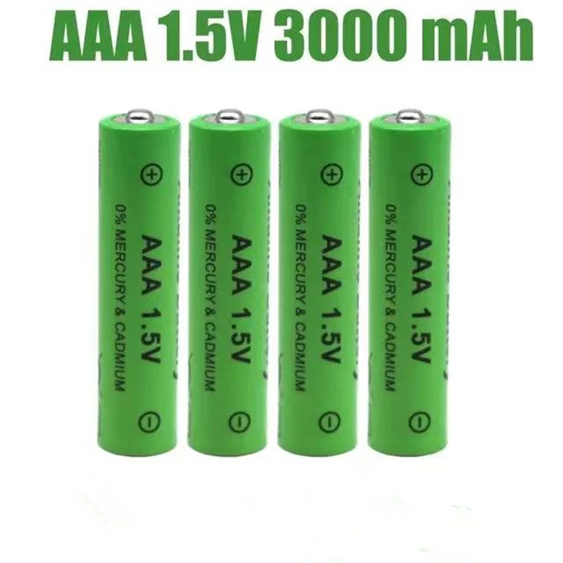 คุณภาพสูง ถ่านชาร์จ4 ก้อน 3000mAh 1.5V AA/AAA ราคา4ก้อน