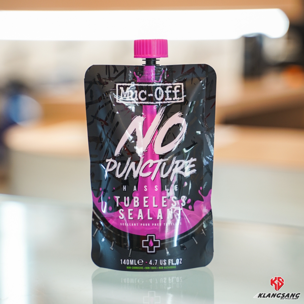 (ล็อตใหม่2024)น้ำยาทูปเลส Muc-Off NO PUNCTURE HASSLE TUBELESS SEALANT 140ML น้ำยากันยางรั่ว น้ำยา Tubeless