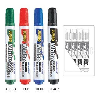 ปากกาไวท์บอร์ด กลิ่นไม่ฉุน โมนามิ MONAMI จัมโบ้ (1 ด้าม) ปากกาเขียนกระดาน ไวท์บอร์ด Whiteboard Pen