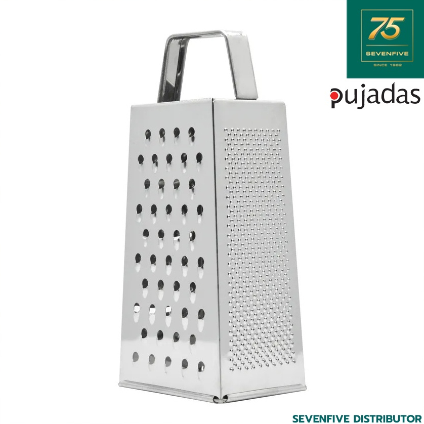 PUJADAS ที่ขูดชีส อุปกรณ์ขูดชีส ที่ขูดอาหาร เครื่องขูดอเนกประสงค์ ที่ขูดชีสสแตนเลส4ด้าน PUJ1-328