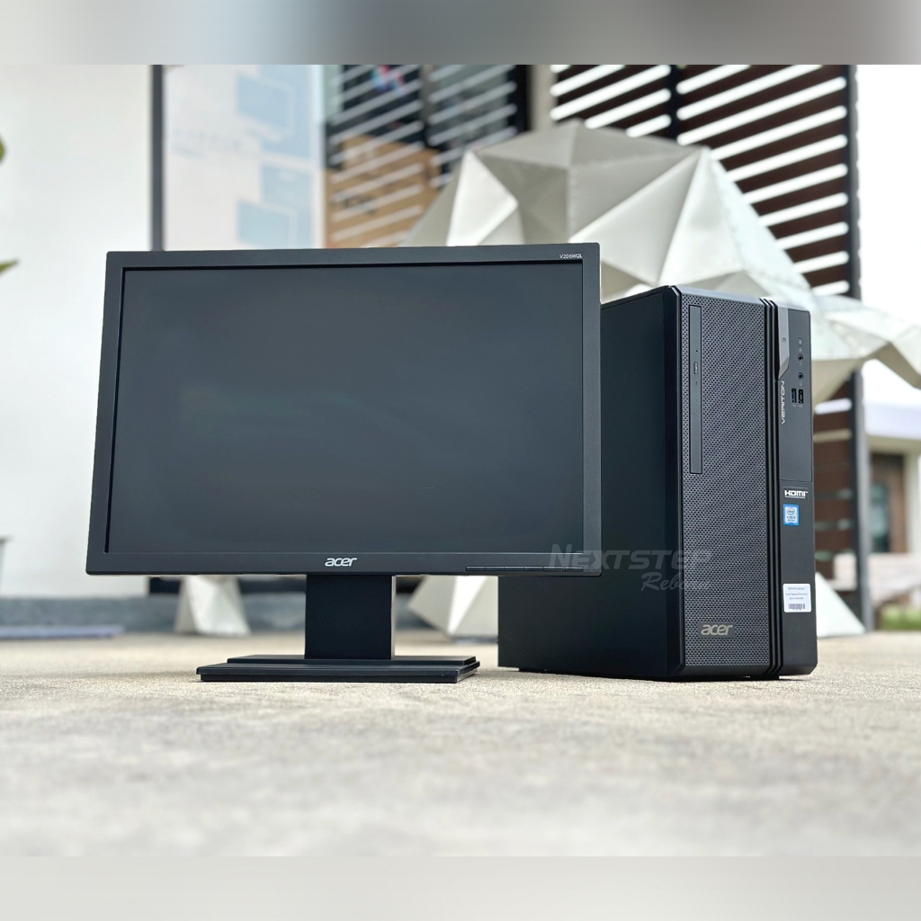 คอม Acer Veriton S2730G Core i3-8100 Ram 4GB HDD 1TB Monitor 19.5″ มือ2 รับประกัน 3 เดือน