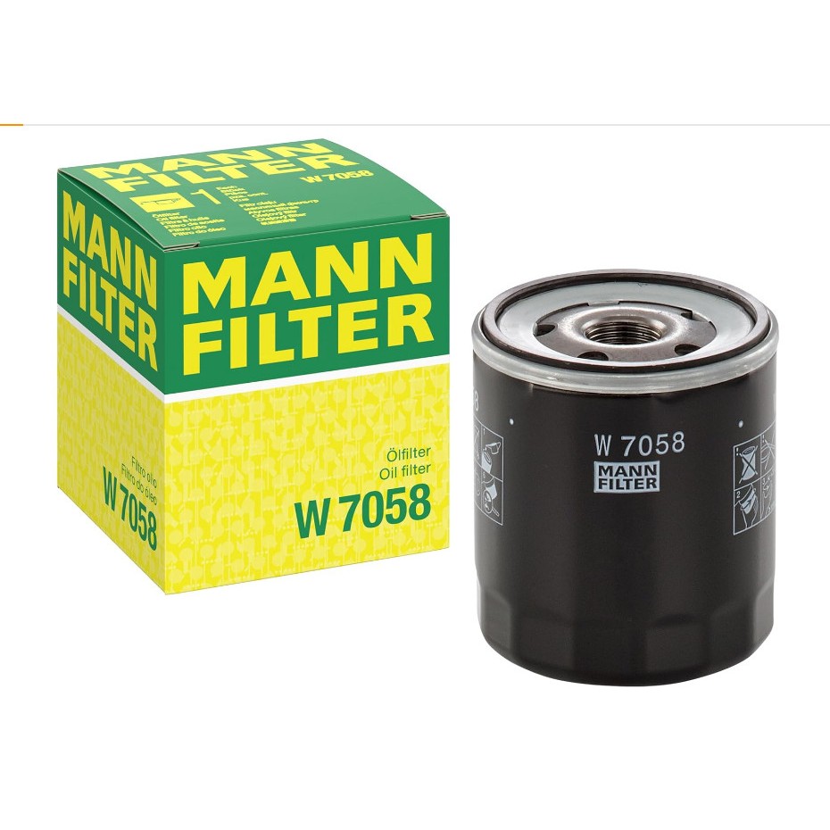 กรองน้ำมันเครื่อง Peugeot 406 D8 / D9 ( 1997 - 2005 ) Oil Filter : Mann