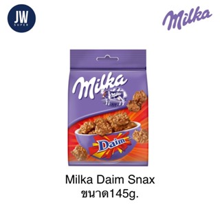 Milka Daim Snax มิลก้า ดาอิม สเนค **ถุงตั้ง** ขนาด 145 กรัม(…